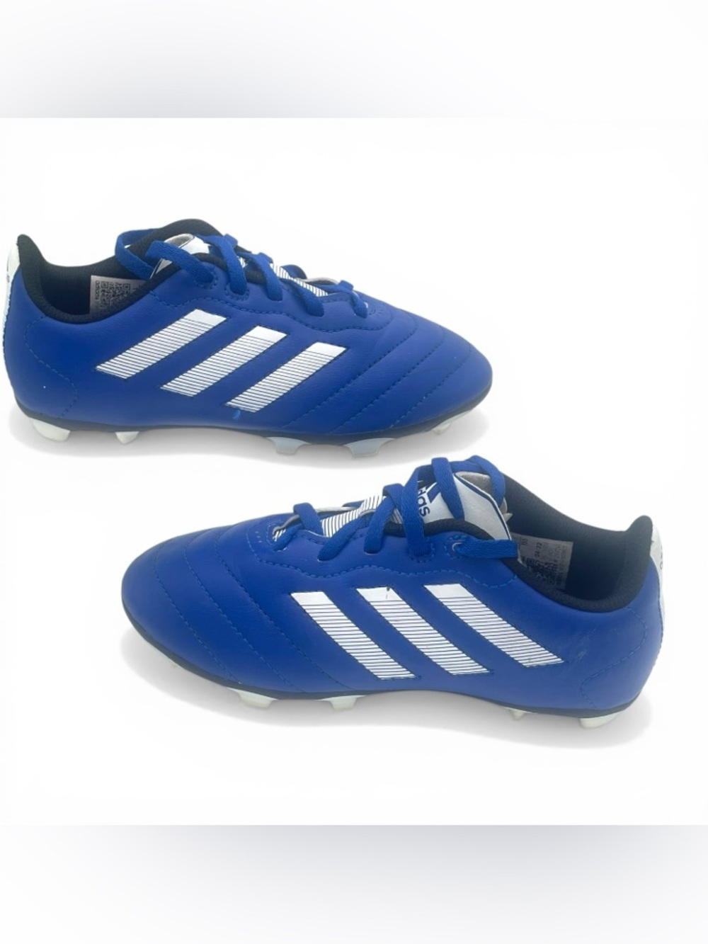 Adidas Blue Soccer Cleats Kids US 1 EU 32 Football FG Youth Lightweight